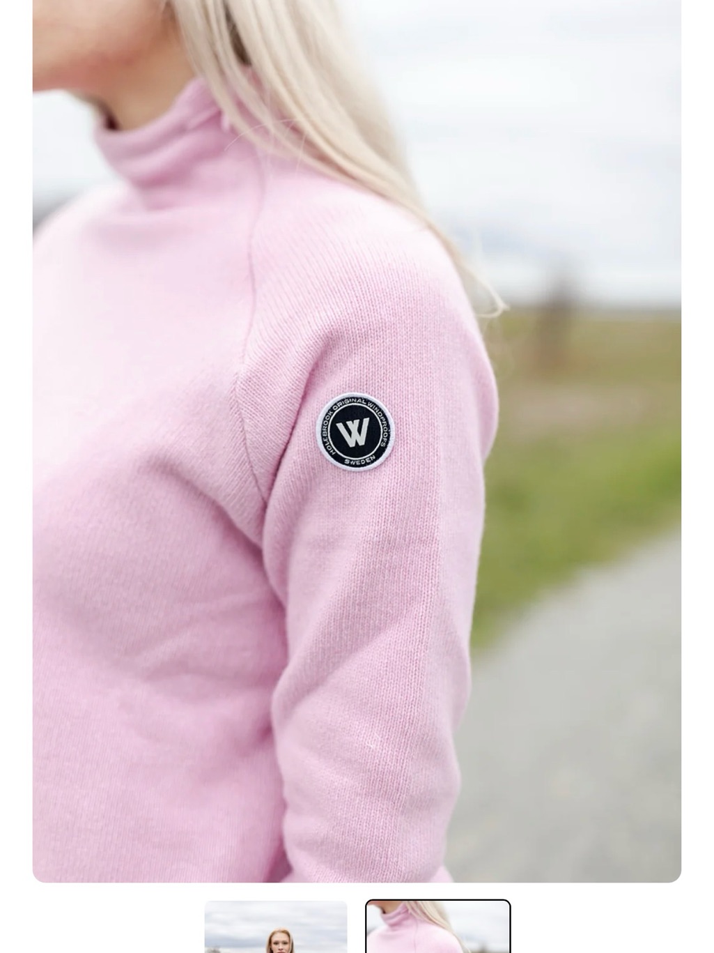 Holebrook Sweden Light Pink Cozy Pullover Sweatshirt — image 2 of 6